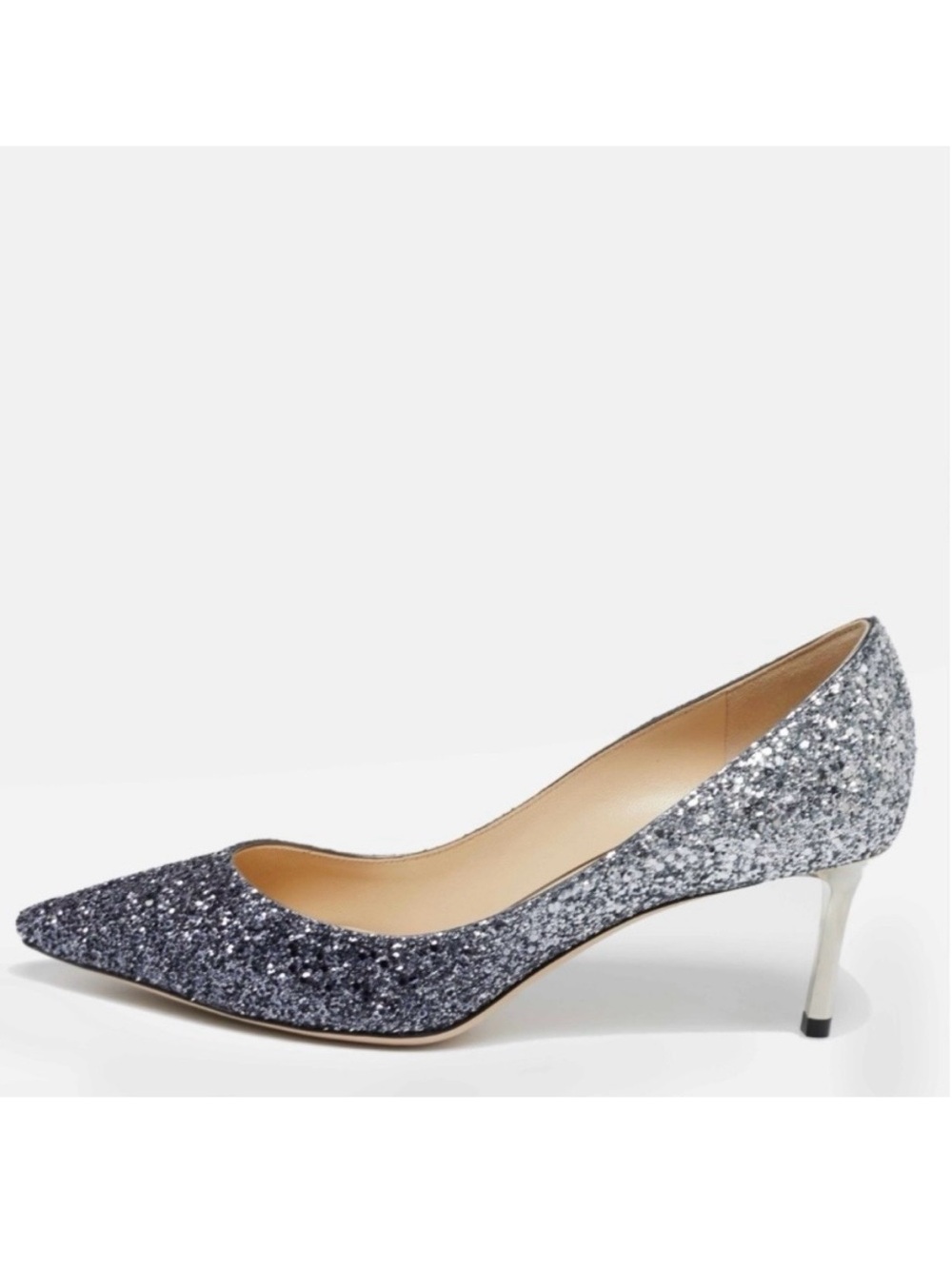 Jimmy Choo Romy 60 Corse Ombré Pointed Toe Heels 37